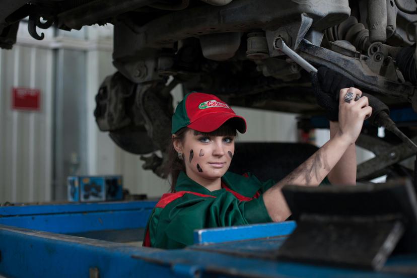 A mechanic girl